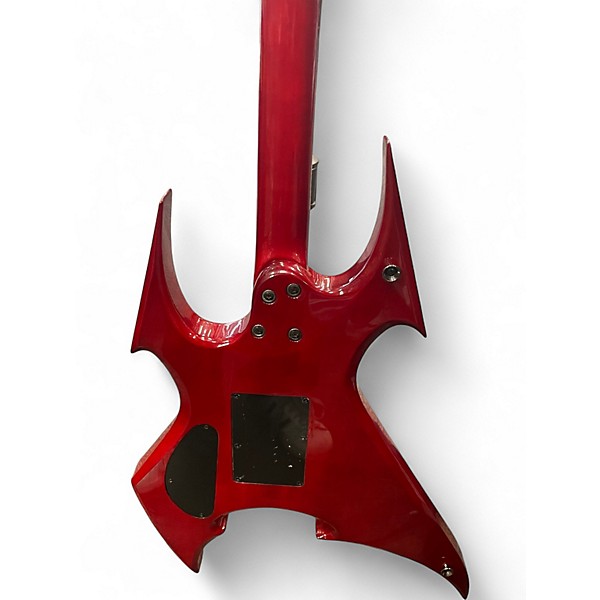 Used B.C. Rich Beast Red Quilt Solid Body Electric Guitar