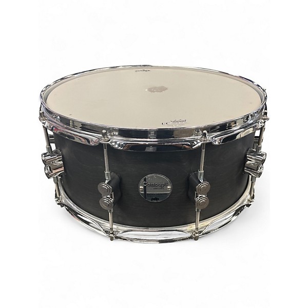 Used PDP by DW 14X6.5 Concept Series Snare Satin Black Drum