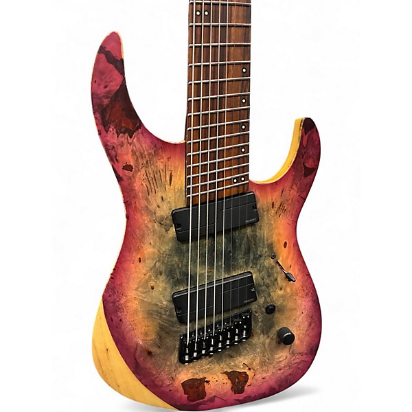 Used Legator N8FX BURLY Solid Body Electric Guitar