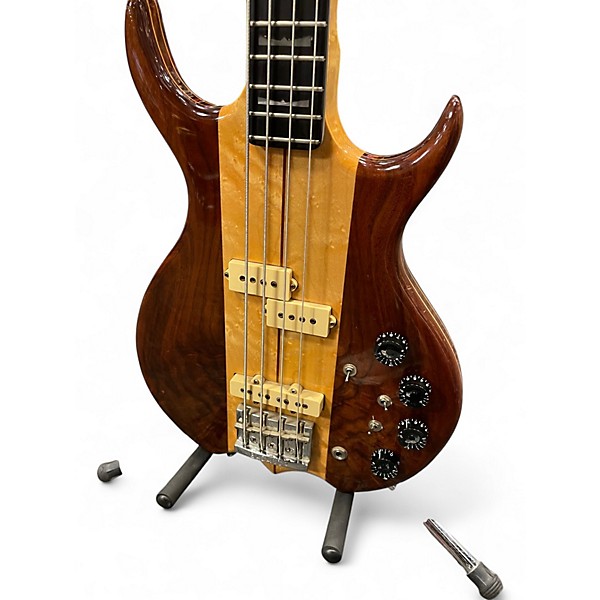 Vintage 1980s Kramer DMZ6000B Natural Electric Bass Guitar