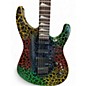Used Kaman Applause GTX 23 Rainbow Crackle Solid Body Electric Guitar