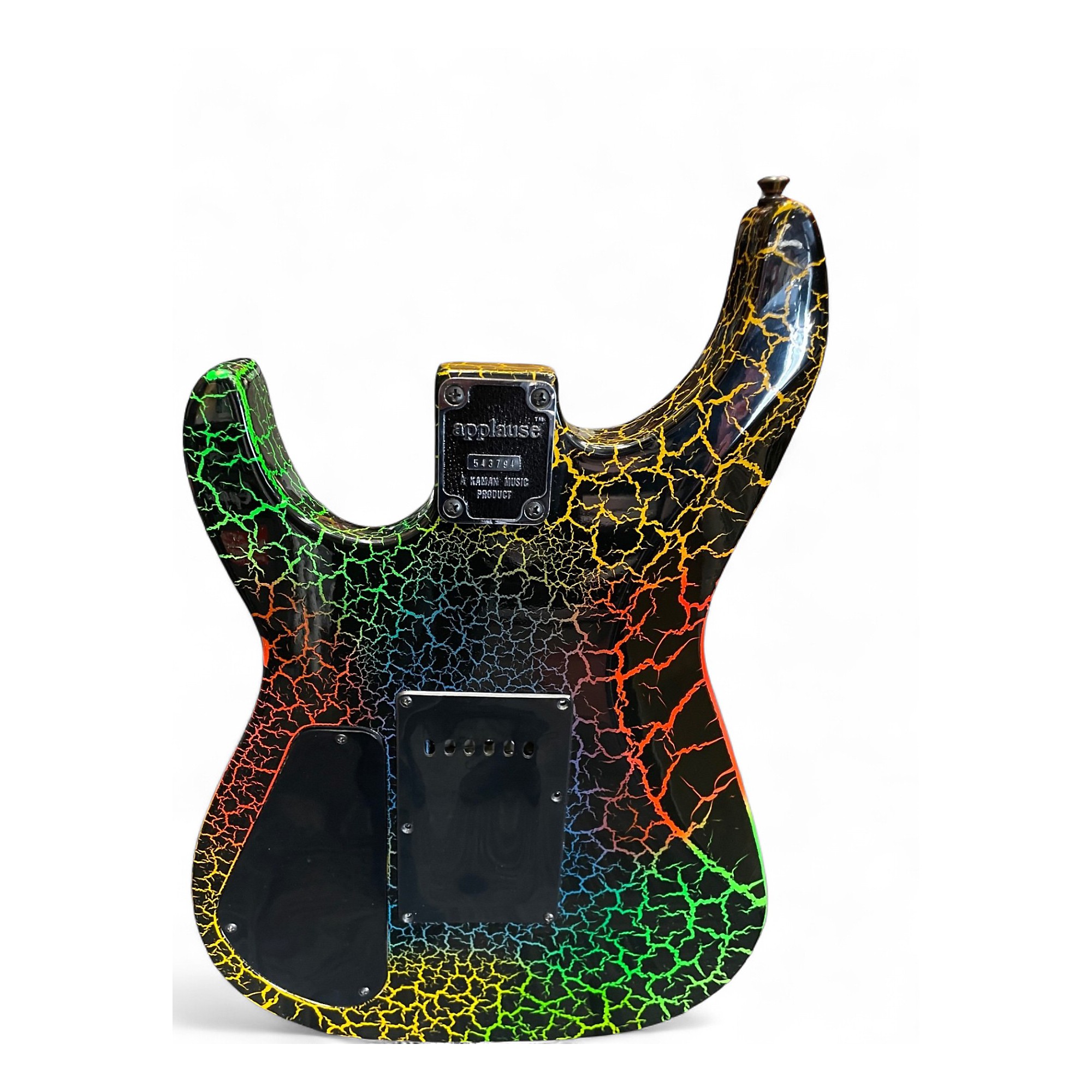 Used Kaman Applause GTX 23 Rainbow Crackle Solid Body Electric