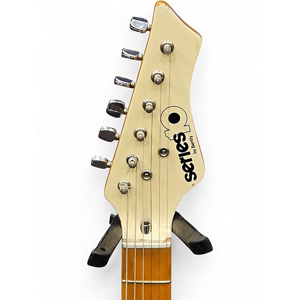 Used Series 10 Star MIK Antique White Solid Body Electric Guitar