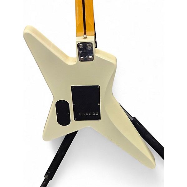 Used Series 10 Star MIK Antique White Solid Body Electric Guitar