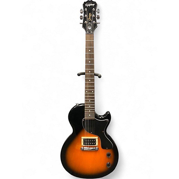 Used Epiphone Les Paul Junior Single Cut 2 Color Sunburst Solid Body Electric Guitar