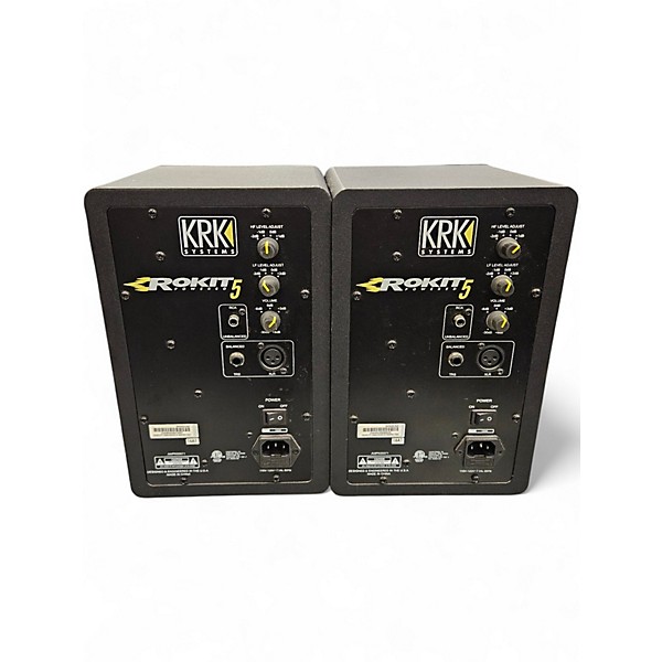 Used KRK ROKIT 5 Studio Monitors Power Amp