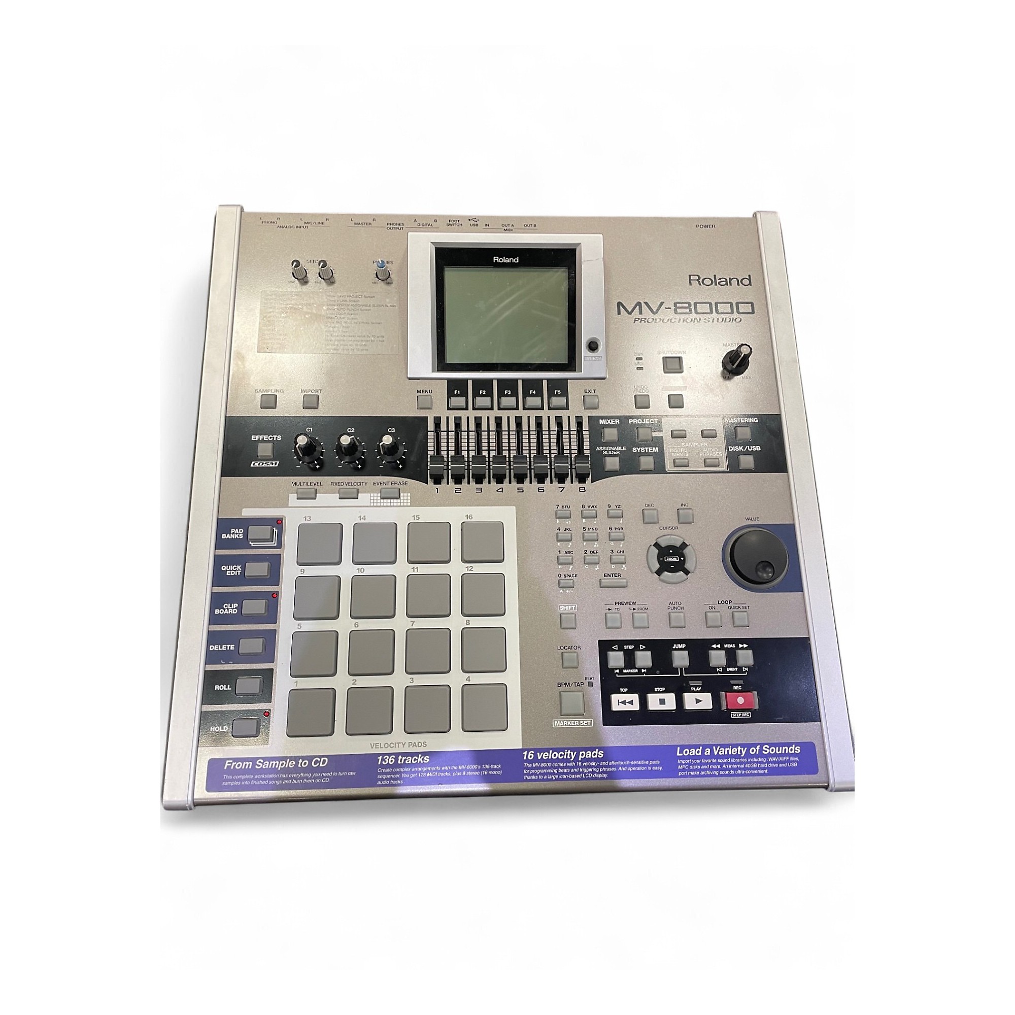 Used Roland MV-8000 Drum Machine | Guitar Center