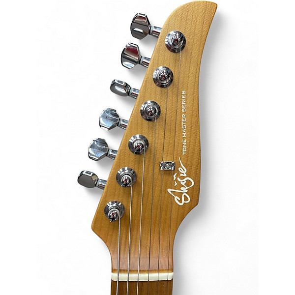 Used Shijie Tone Master TM-5 purple burst Solid Body Electric Guitar