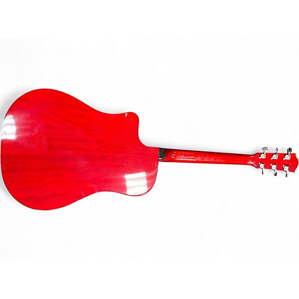 Used Fender CD140SCE Cherry Acoustic Electric Guitar