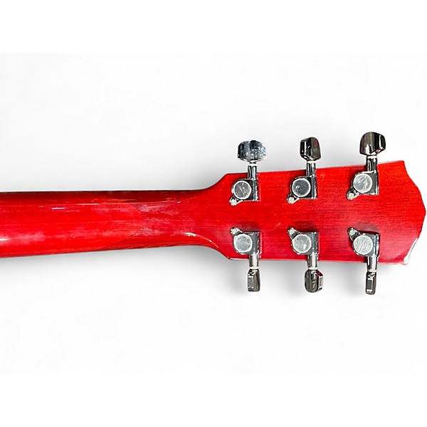 Used Fender CD140SCE Cherry Acoustic Electric Guitar