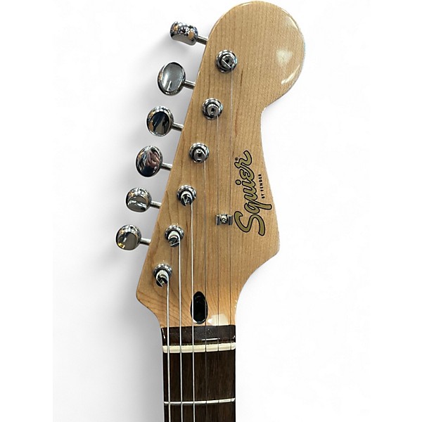 Used Squier PARANORMAL NASHVILLE STRATOCASTER Metallic Gold Solid Body Electric Guitar