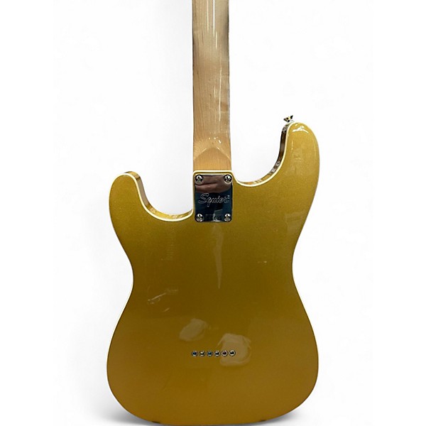 Used Squier PARANORMAL NASHVILLE STRATOCASTER Metallic Gold Solid Body Electric Guitar