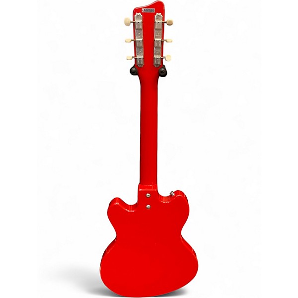 Vintage 1960s Supro PRO 7 RED Solid Body Electric Guitar