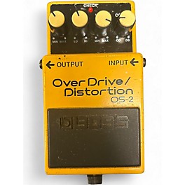 Used BOSS OS2 Overdrive Distortion Effect Pedal