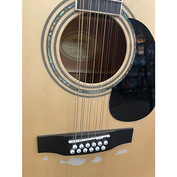Used Mitchell D120-12E Natural 12 String Acoustic Electric Guitar