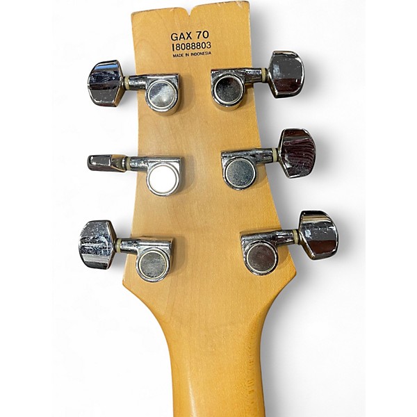 Used Ibanez Gio GAX 70 Transparent Honey Solid Body Electric Guitar