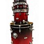 Used PDP by DW 5 Piece M5 MAPLE BLACK RED FADE Drum Kit
