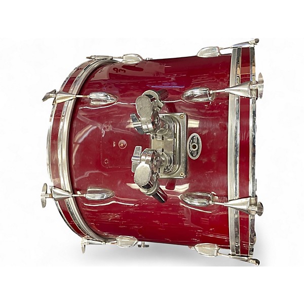 Used Slingerland 4 Piece Spirit Shell Pack Maroon Drum Kit
