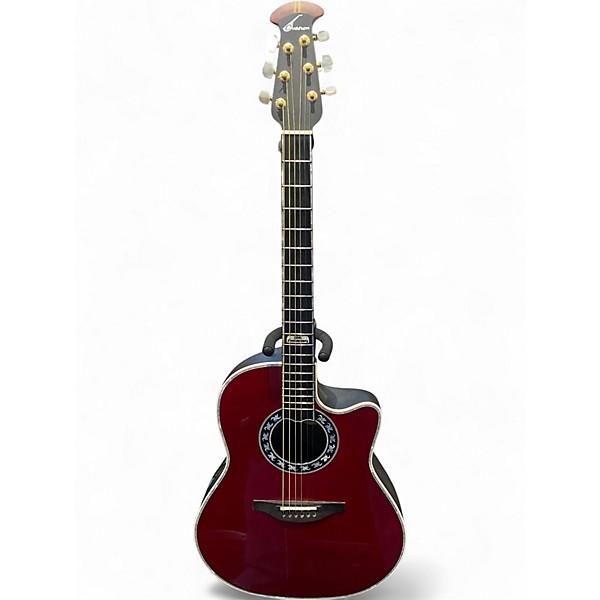 Used Ovation Collector's Edition 96 Red Acoustic Electric Guitar