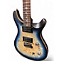 Used PRS SE Custom 24 Exotic 24 08 Poplar Burl Lake Blue Midnight Burst Solid Body Electric Guitar