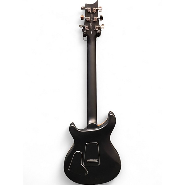 Used PRS SE Custom 24 Exotic 24 08 Poplar Burl Lake Blue Midnight Burst Solid Body Electric Guitar