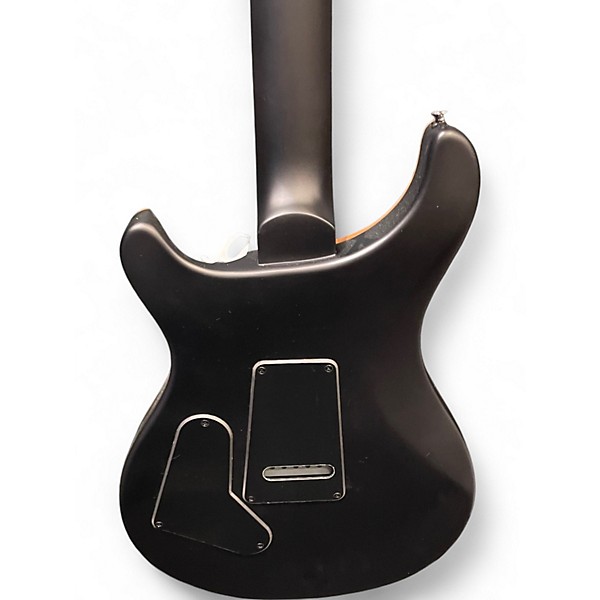 Used PRS SE Custom 24 Exotic 24 08 Poplar Burl Lake Blue Midnight Burst Solid Body Electric Guitar