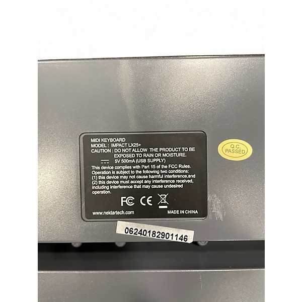 Used Nektar IMPACT LX25+ MIDI Controller