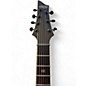Used Schecter Guitar Research EVIL TWIN 7 Black Solid Body Electric Guitar