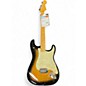 Used Fender Deluxe Stratocaster 2 Tone Sunburst Solid Body Electric Guitar thumbnail