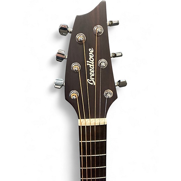 Used Breedlove Discovery Concert CE Mahogany Natural Acoustic Electric Guitar