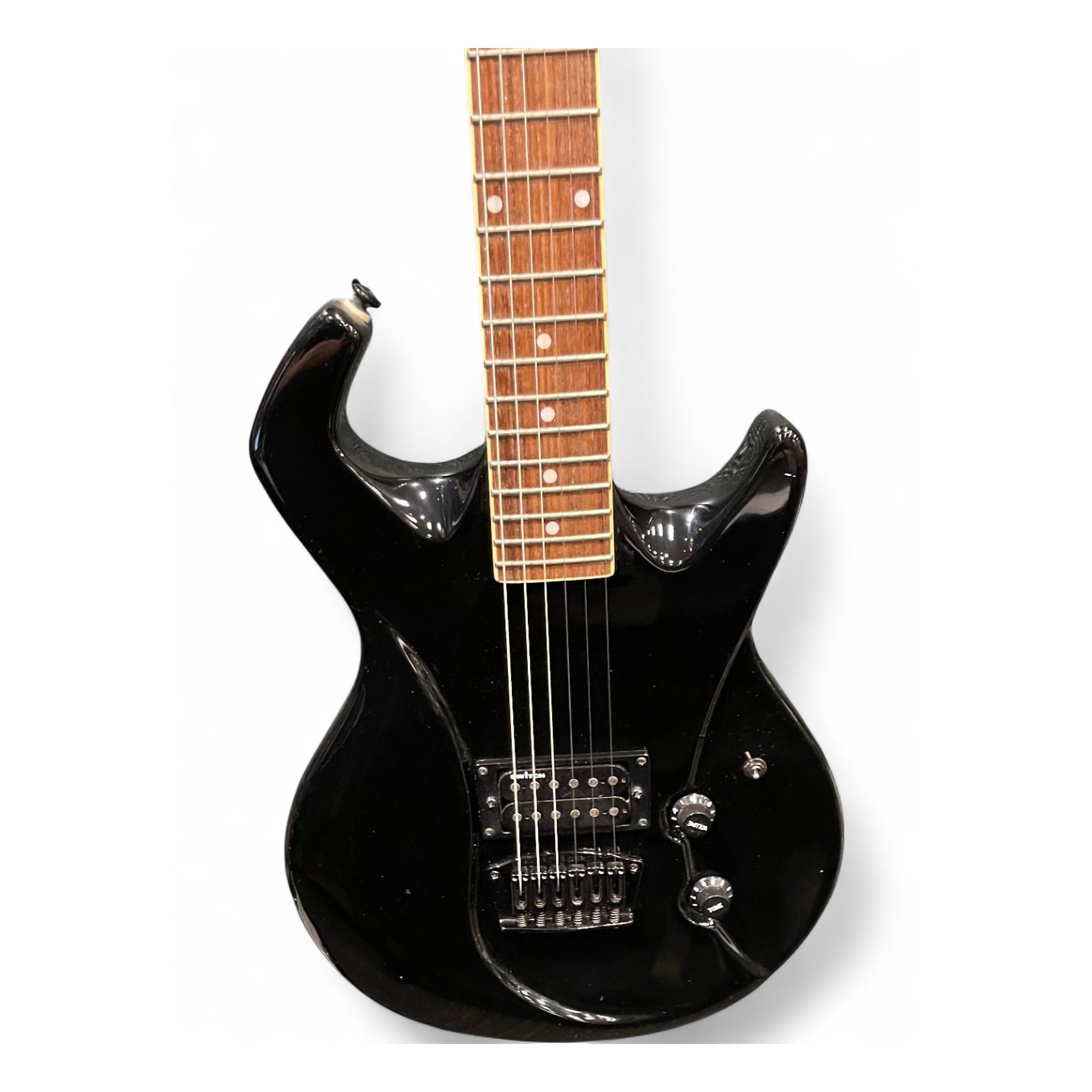 Used Switch Vibracell Black Solid Body Electric Guitar Black