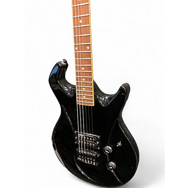 Used Switch Vibracell Black Solid Body Electric Guitar