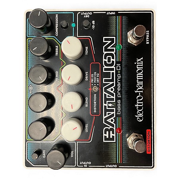 Used Electro-Harmonix Battalion Bass Effect Pedal
