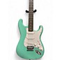 Used Squier Sonic Stratocaster Teal Solid Body Electric Guitar