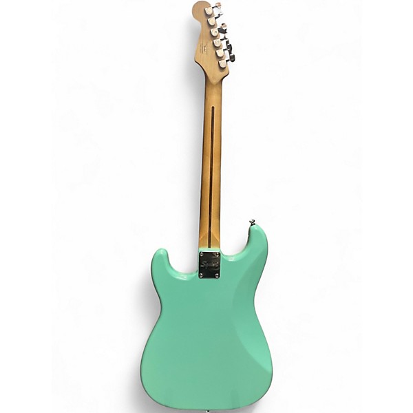 Used Squier Sonic Stratocaster Teal Solid Body Electric Guitar