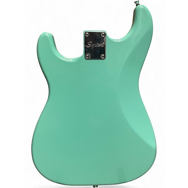 Used Squier Sonic Stratocaster Teal Solid Body Electric Guitar