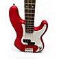 Used Squier MINI PRECISION BASS RED Electric Bass Guitar