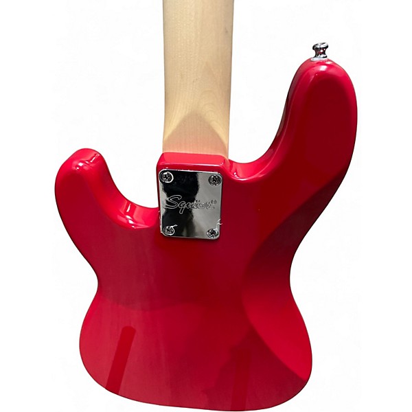Used Squier MINI PRECISION BASS RED Electric Bass Guitar