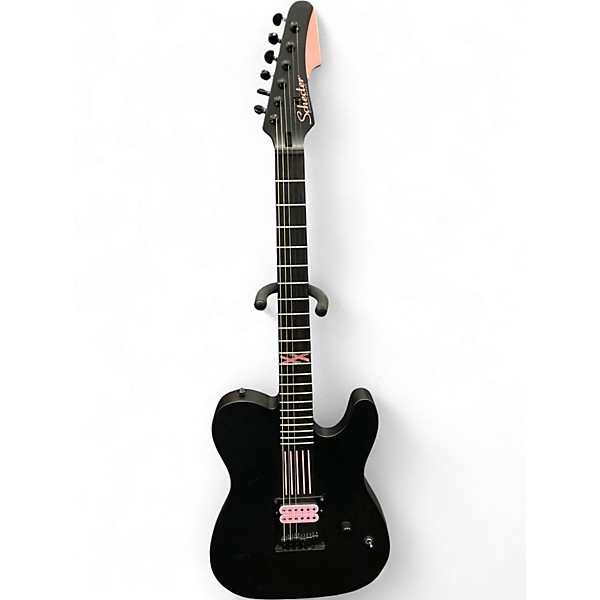 Used Schecter Guitar Research Machine Gun Kelly PT Satin Black Acoustic Electric Guitar