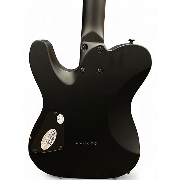 Used Schecter Guitar Research Machine Gun Kelly PT Satin Black Acoustic Electric Guitar