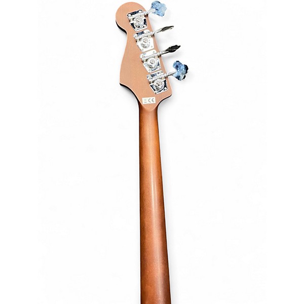 Used Fender Kingman Acoustic Electric Bass Black Acoustic Bass Guitar