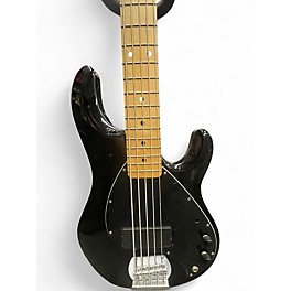 Used Sterling by Music Man STINGRAY 5 Black Electric Bass Guitar