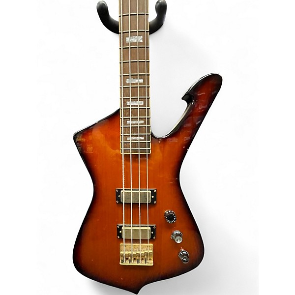 Used Ibanez ICB200 ICEMAN Brown Sunburst Electric Bass Guitar