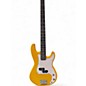 Used Glarry GP Yellow Electric Bass Guitar thumbnail