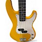 Used Glarry GP Yellow Electric Bass Guitar