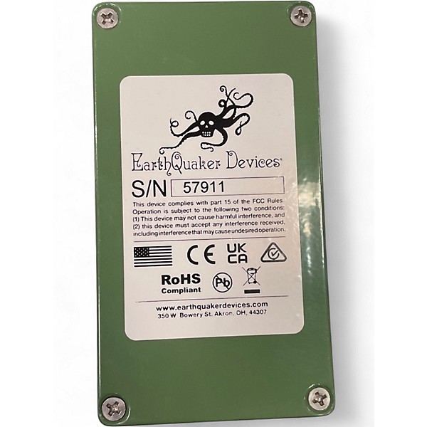 Used EarthQuaker Devices Plumes Small Signal Shredder Overdrive Effect Pedal