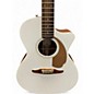 Used Fender Newporter Player Arctic White Acoustic Electric Guitar