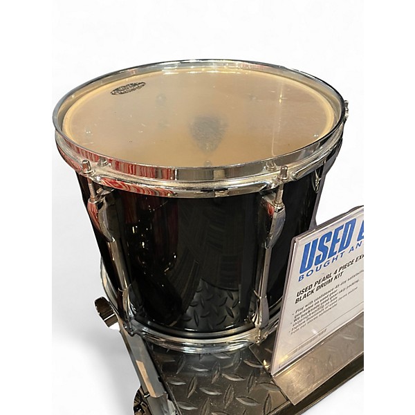 Used Pearl 4 Piece Export Black Drum Kit
