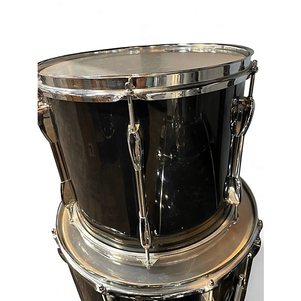 Used Pearl 4 Piece Export Black Drum Kit