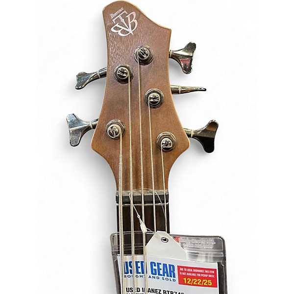 Used Ibanez BTB745 Natural Electric Bass Guitar